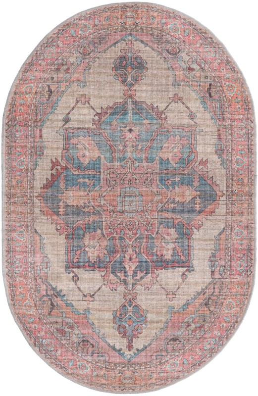 4' x 6' Hinton · Border Washable Rug