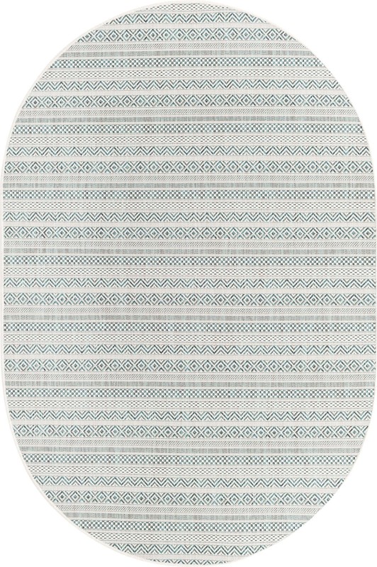 Merlin · Geometric Outdoor Rug, teal