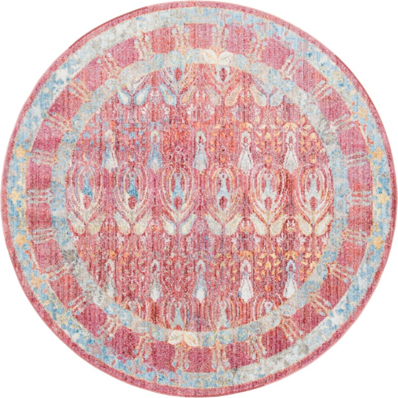 Mistral · Border rug, red