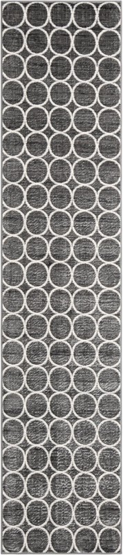 2' 7 x 12' Corvallis · Geometric rug, grey