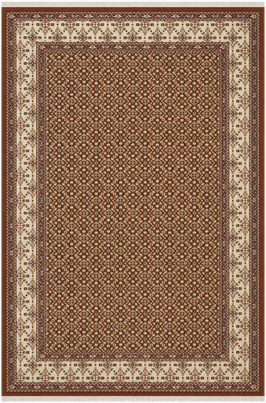 Fenton · Border rug, dusty pink and ivory