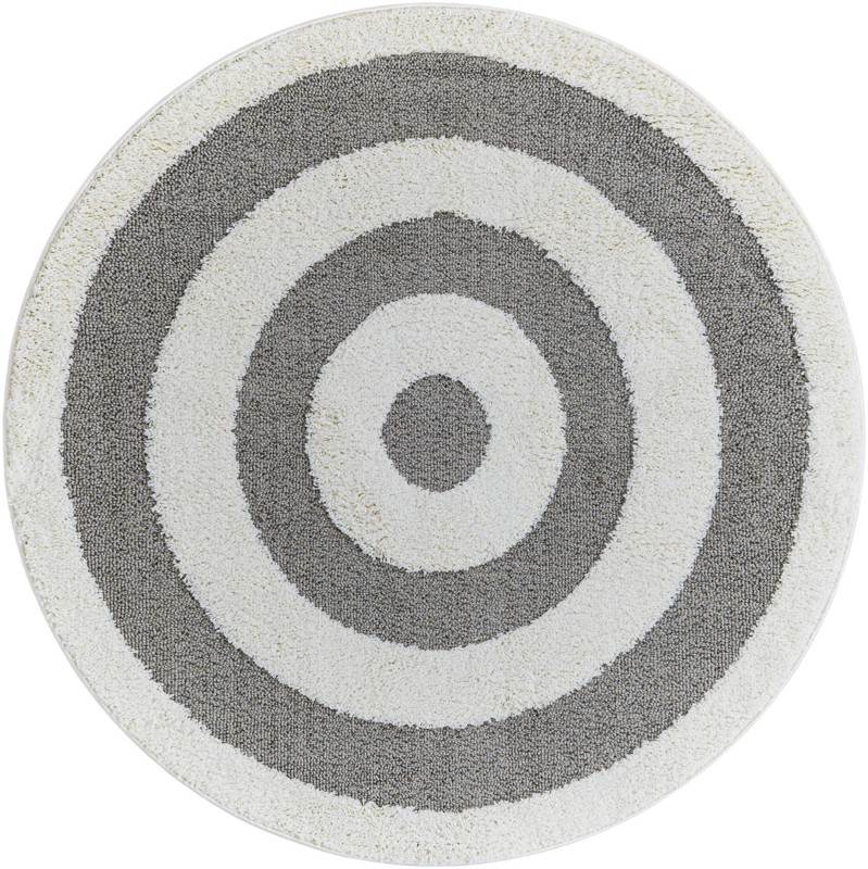 5' 3 x 5' 3 Rickard · Geometric rug, gray