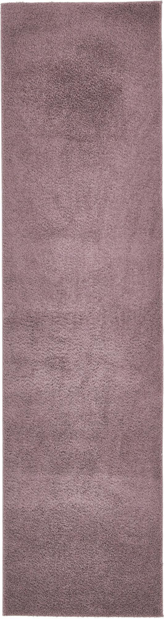 2' 7 x 10' Hartford · Solid Shag Rug, mauve and violet