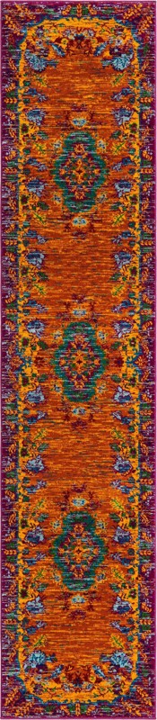 Preston · Border rug, orange