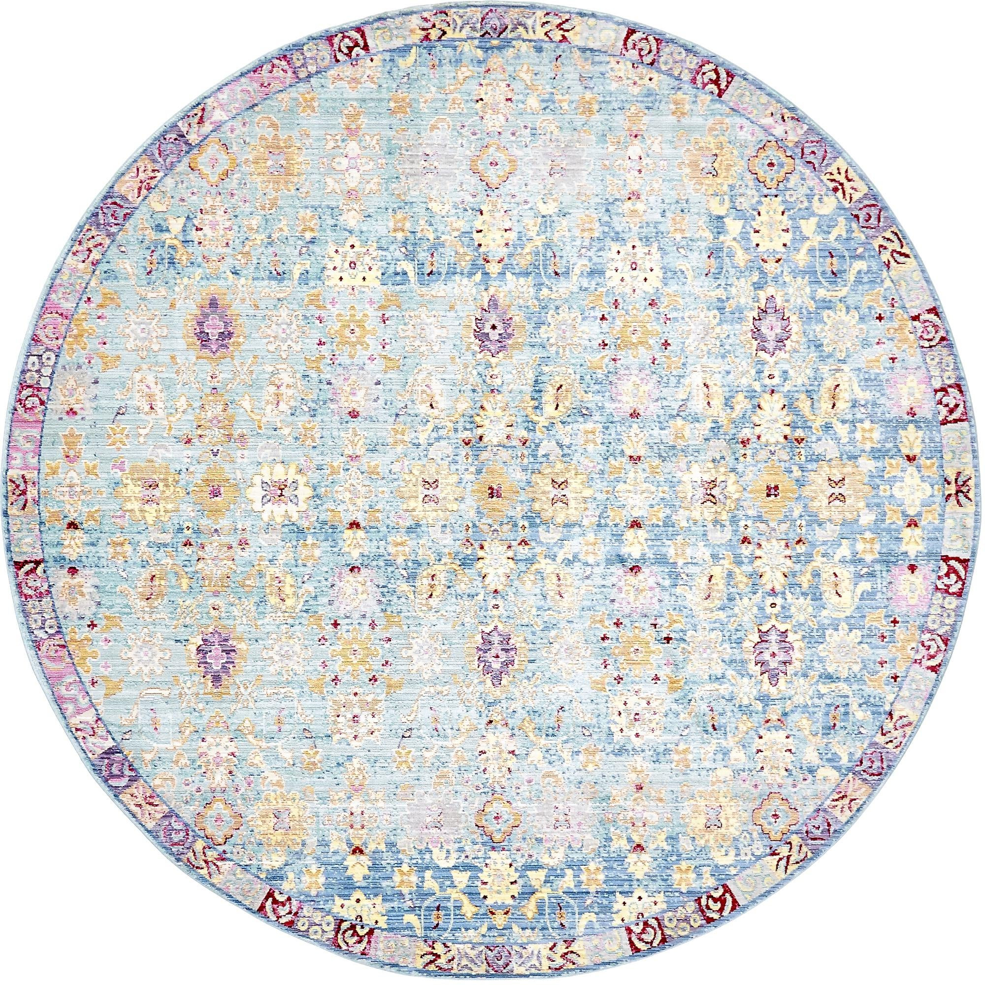 8' x 8' Latham · Border rug