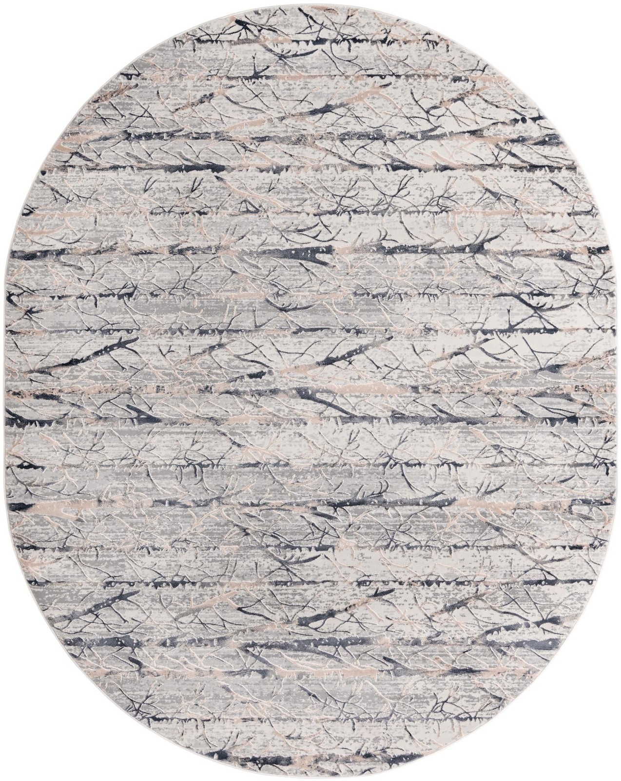 7' 10 x 10' Zane · Abstract rug, gray