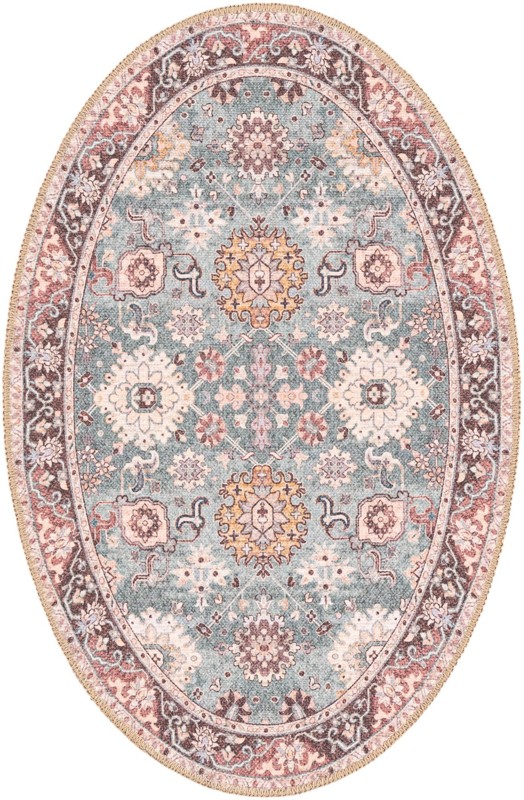 Carden · Washable Rug, green