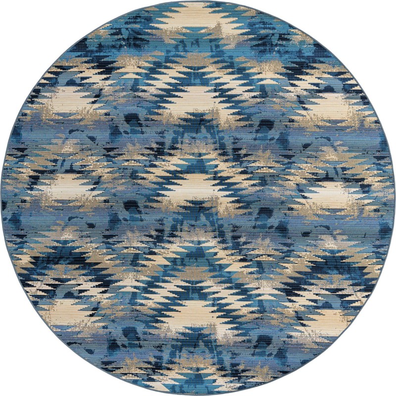8' x 8' Lomax · Abstract Outdoor Rug