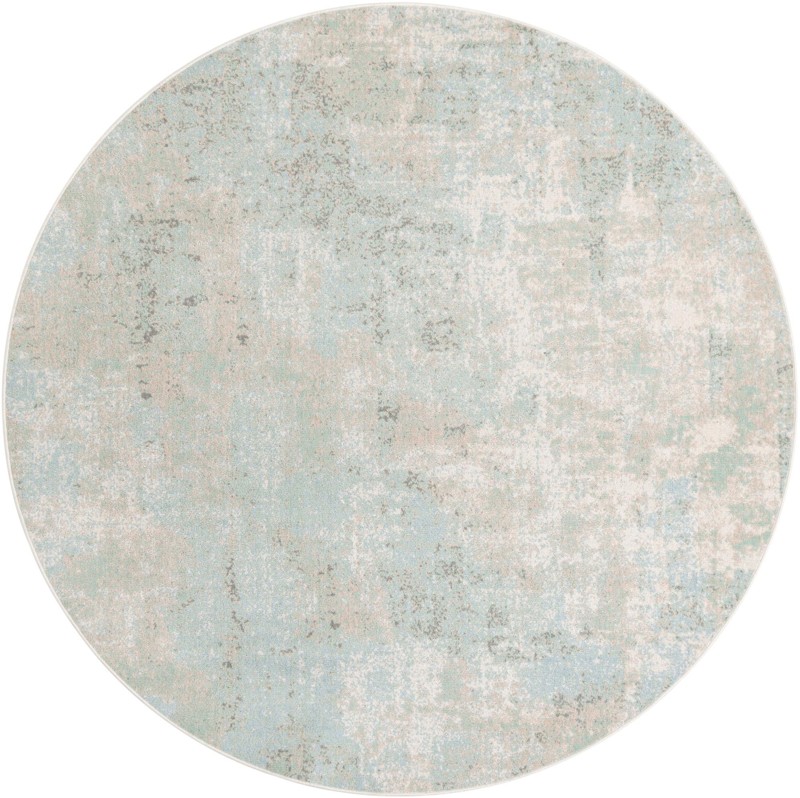 7' 10 x 7' 10 Westlake · Abstract rug, teal