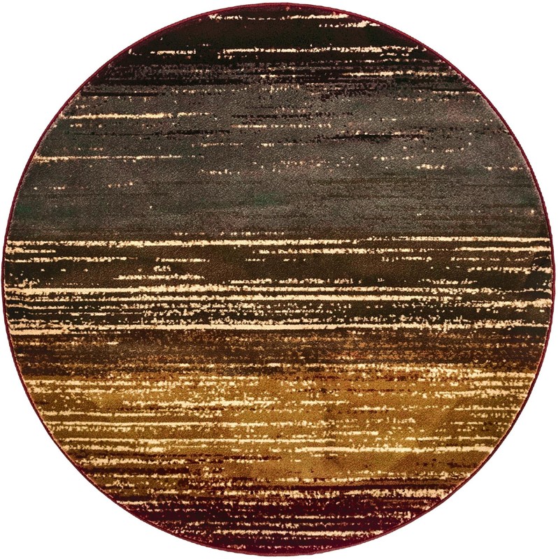 4' x 4' Church · Gradient rug, mustard