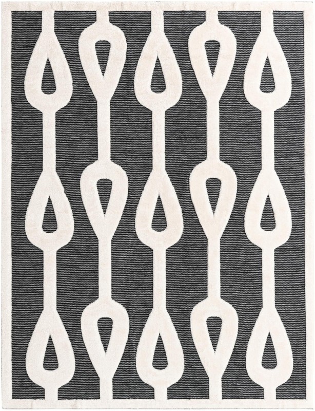 7' 10 x 10' Russell · Geometric rug, gray