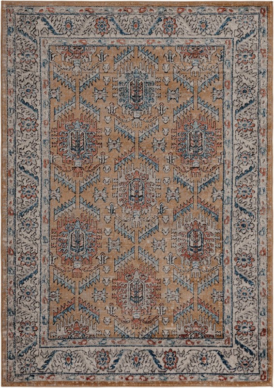 5' 3 x 8' Bozeman · Border rug