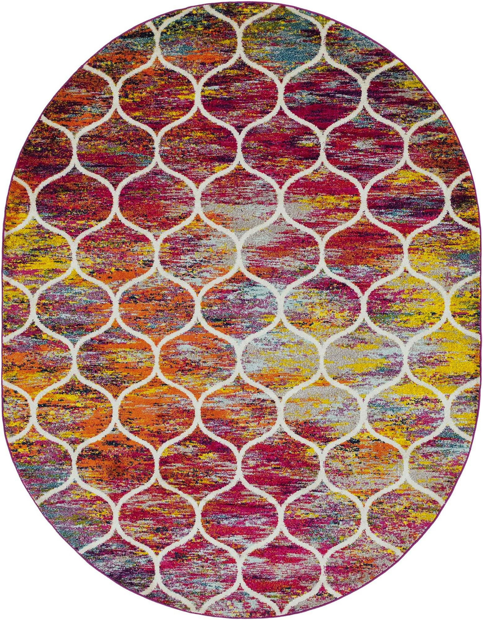 7' 10 x 10' Ingram · Lattice rug
