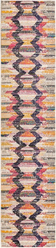 2' 7 x 12' Oat · Abstract Washable Rug, multi