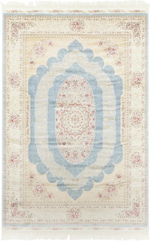 Hobart · Border rug, blue