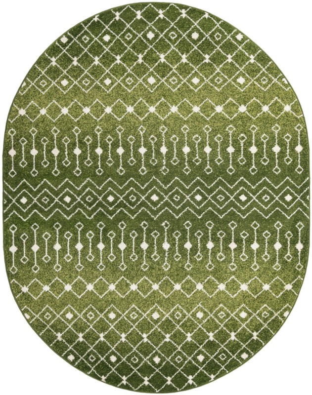 Boswell · Diamond rug, green