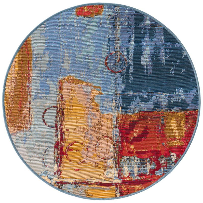 2' 7 x 2' 7 Lomax · Abstract Outdoor Rug