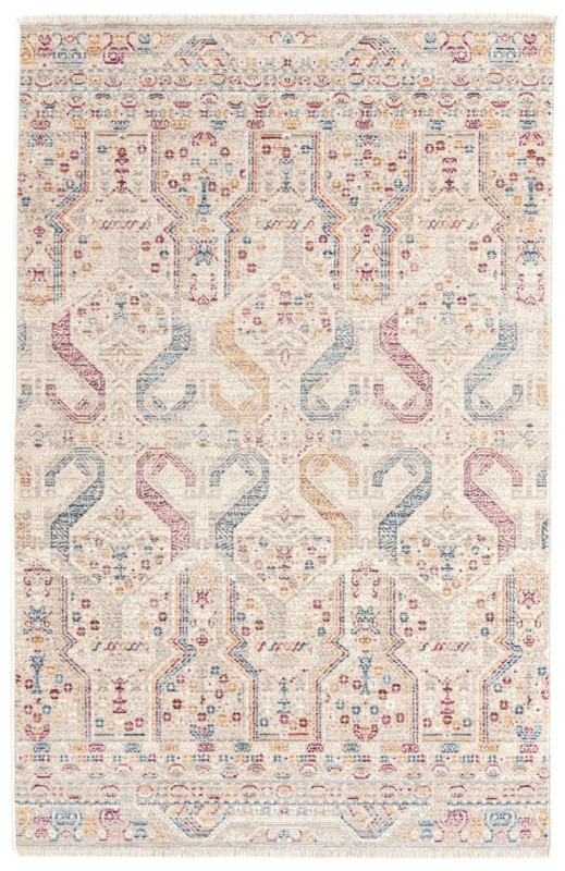 Livingston · Tribal geometric rug, ivory and multi