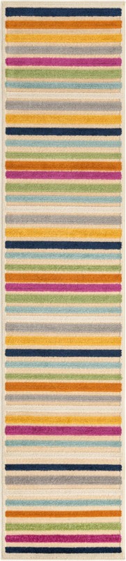 Wesley · Striped Outdoor Rug, beige