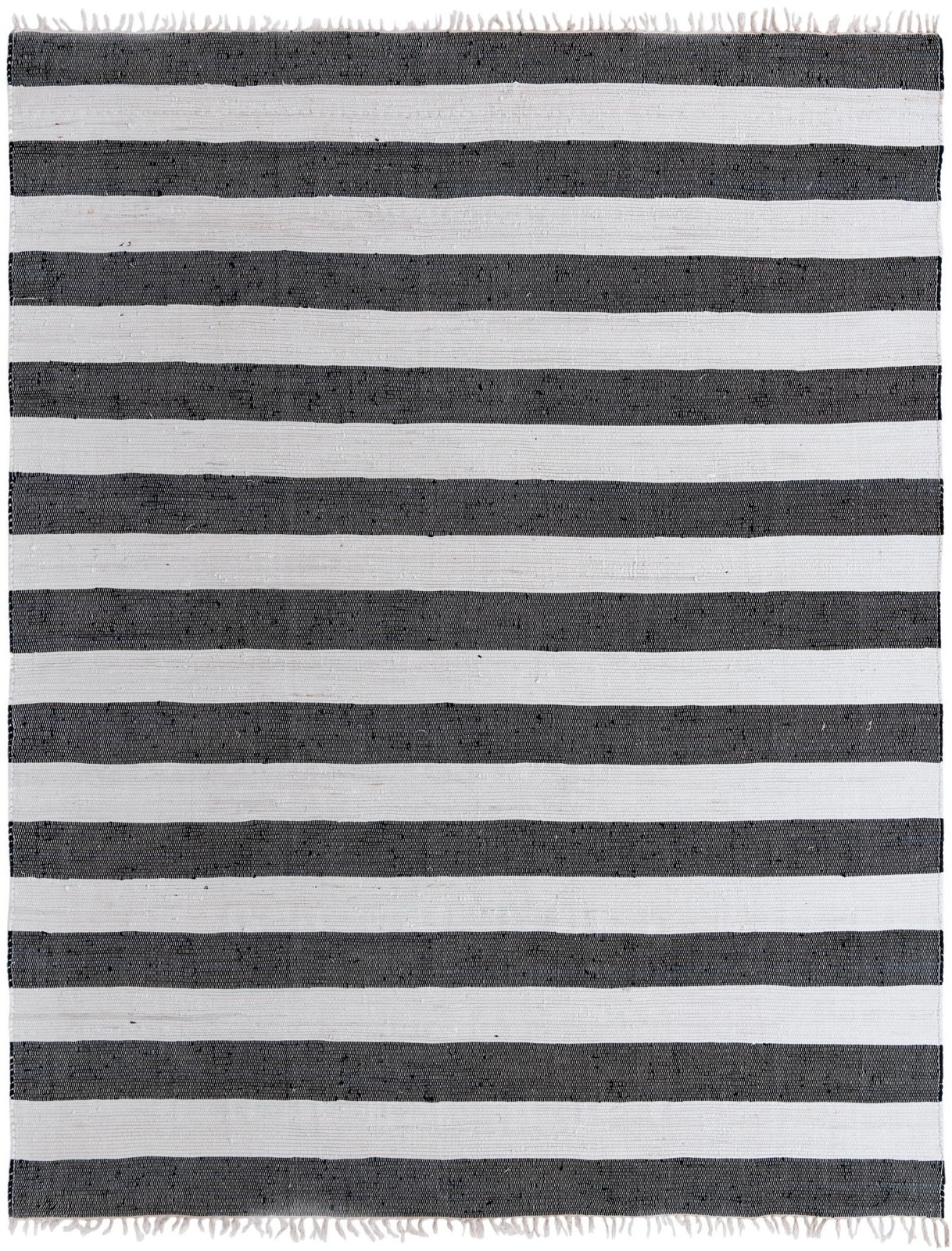 10' x 13' 1 Flagstaff · Striped Chindi Rug, navy