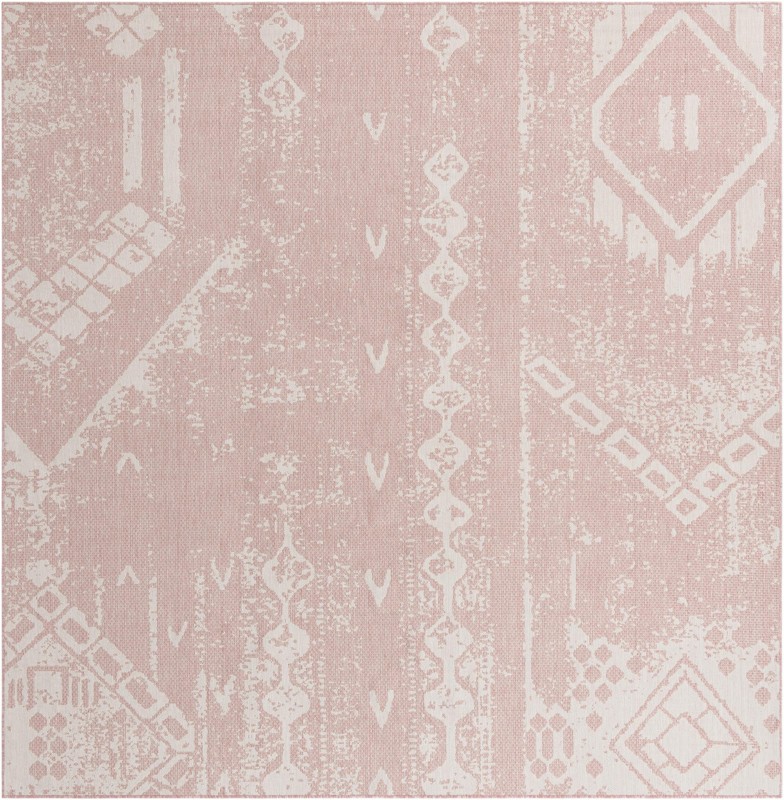 10' 8 x 10' 8 Wildman · Diamond Outdoor Rug, pink