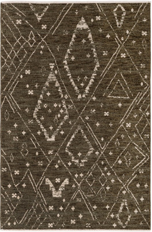 Ashford · Diamond rug, green