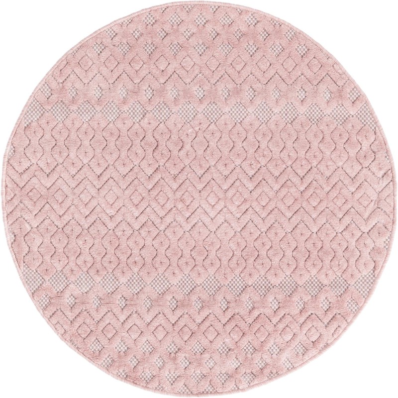 Creed · Diamond Outdoor Rug, pink