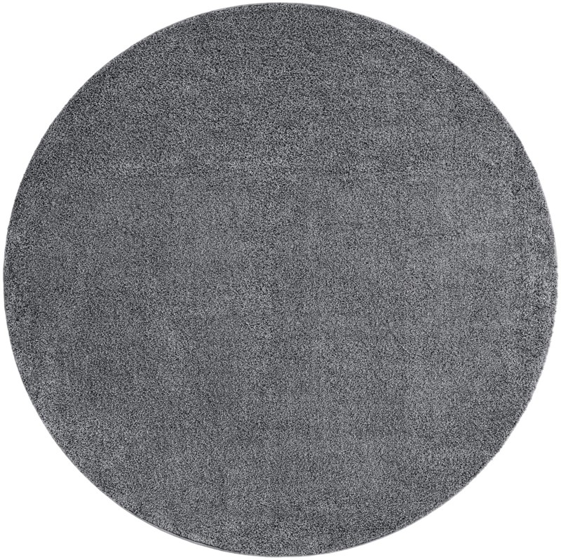 8' x 8' Calvert · Solid Shag Rug, pebble gray