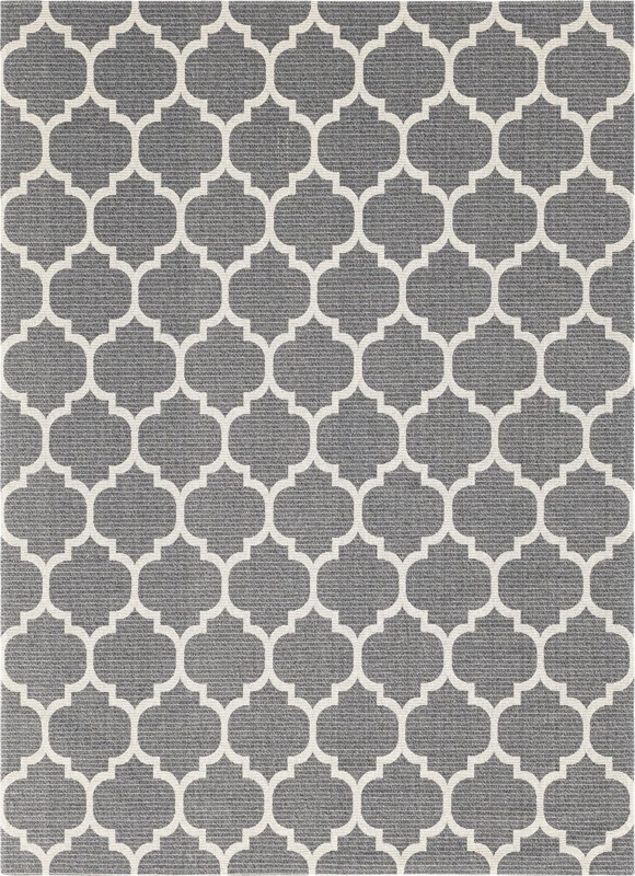 8' 5 x 11' 4 Enid · Lattice rug, anthracite
