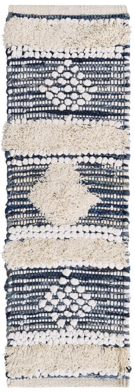 0' 9 x 2' 6 Burdett · Striped Chindi Rug