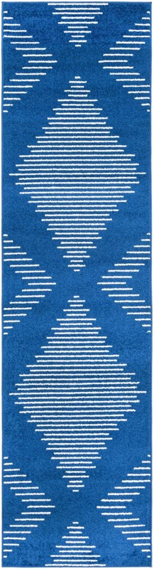 2' 7 x 10' Knox · Diamond rug, navy blue