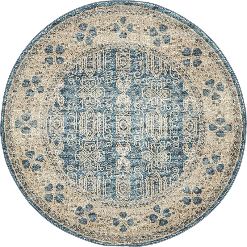 4' x 4' Esmond · Border rug