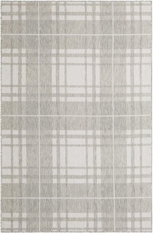 5' 3 x 8' Maguire · Plaid Outdoor Rug, gray