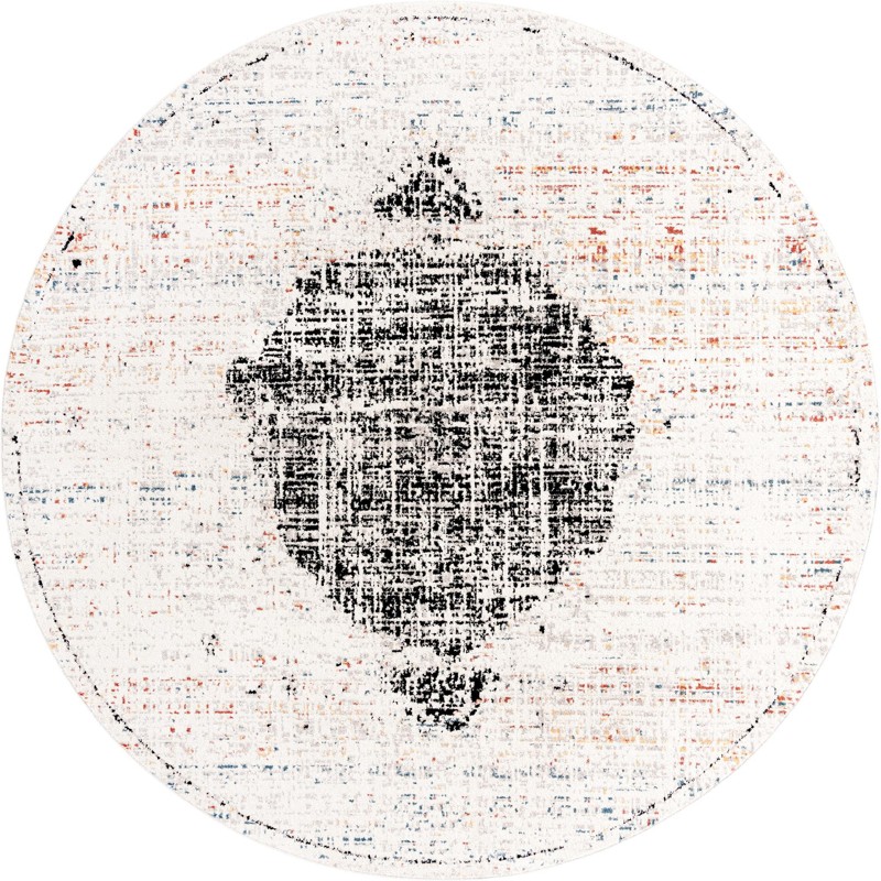 10' x 10' Hackett · Medallion rug, ivory