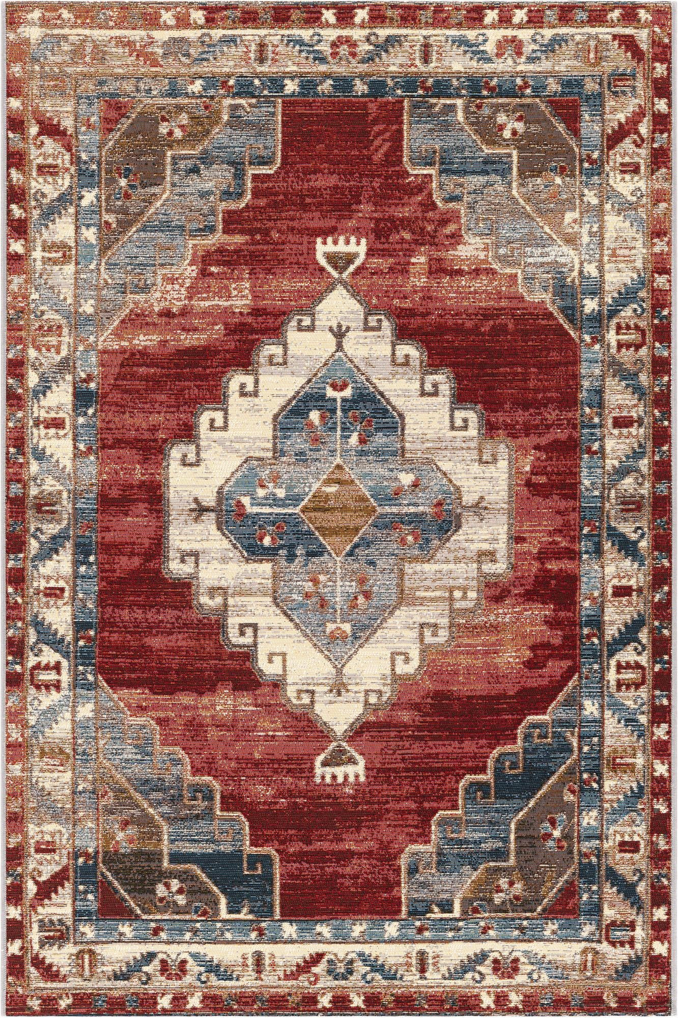 4' x 6' Lomax · Border Outdoor Rug