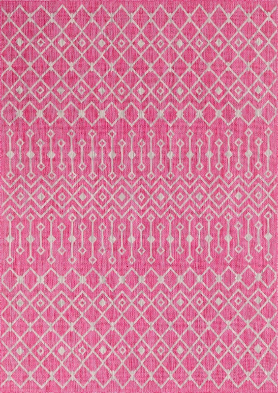 Kearney · Chevron Outdoor Rug, fuschia