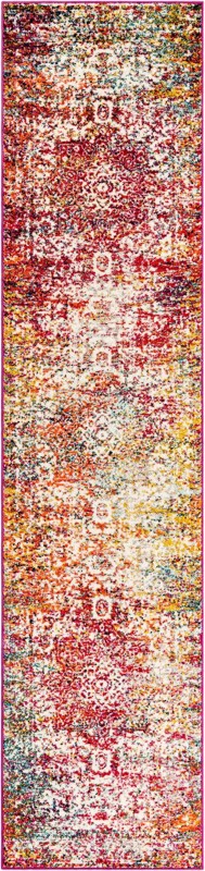 2' 7 x 11' Birch · Medallion rug, multi