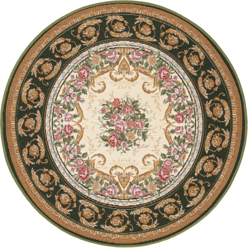 3' x 3' Lomax · Floral / botanical Outdoor Rug