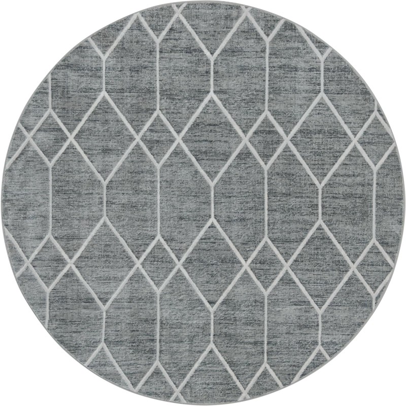 Thatcher · Diamond rug, grey