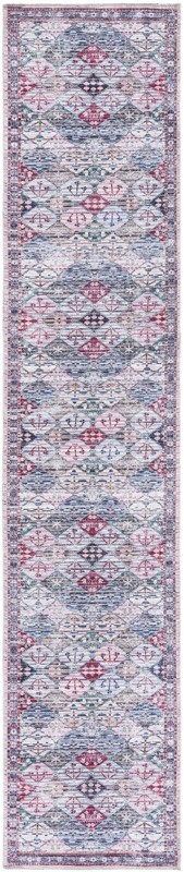 2' x 10' Radley · Geometric diamond Washable Rug, multi