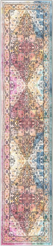 2' 2 x 10' Kinsey · Border rug, multi