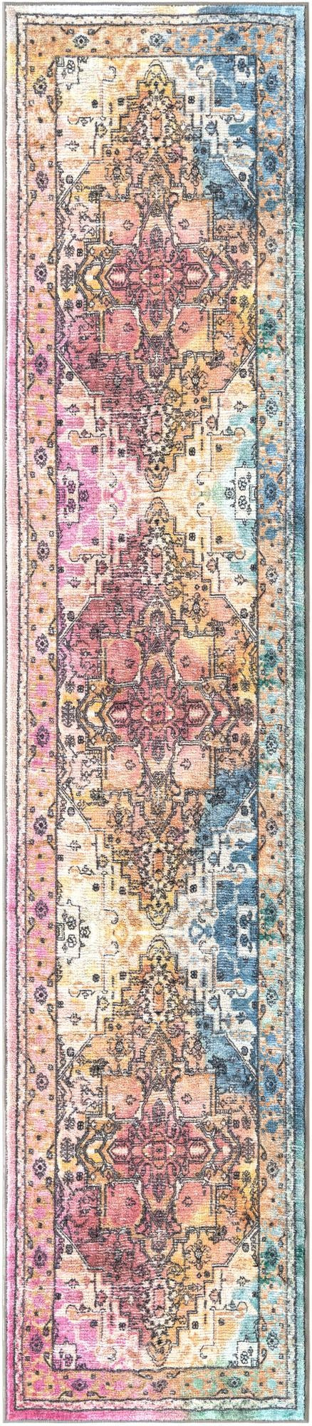2' 2 x 10' Kinsey · Border rug, multi