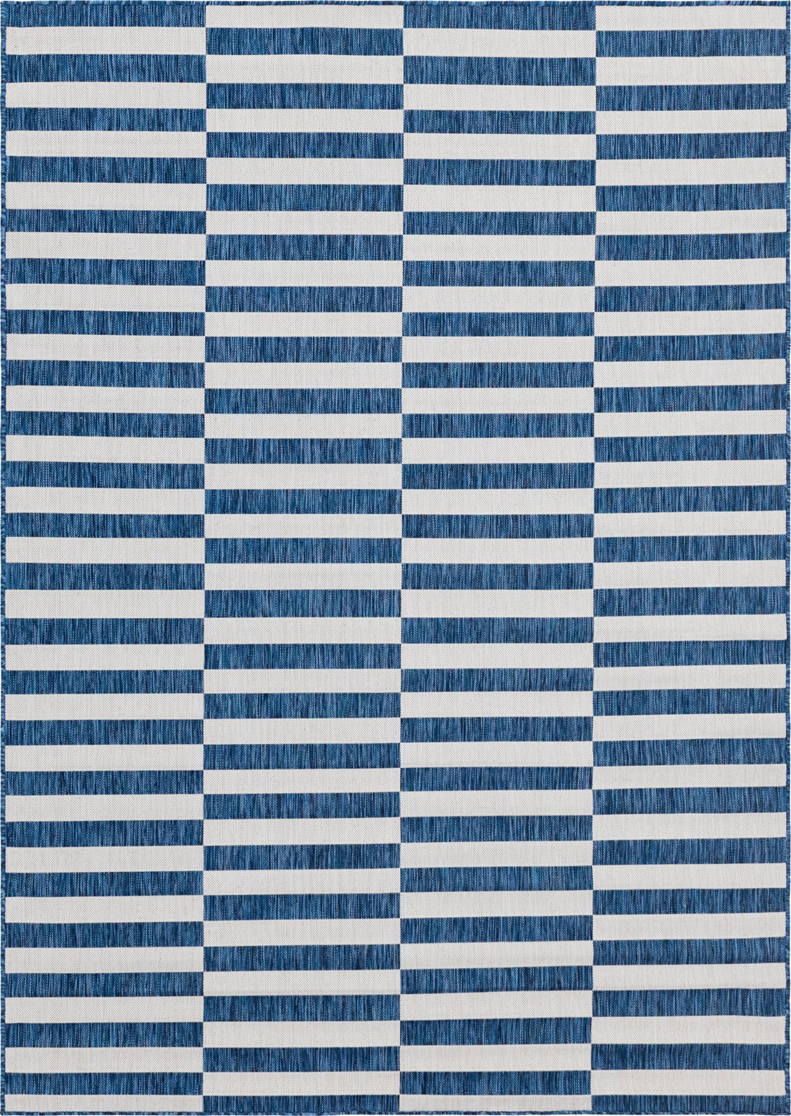 7' x 10' Ainsley · Geometric Outdoor Rug, blue