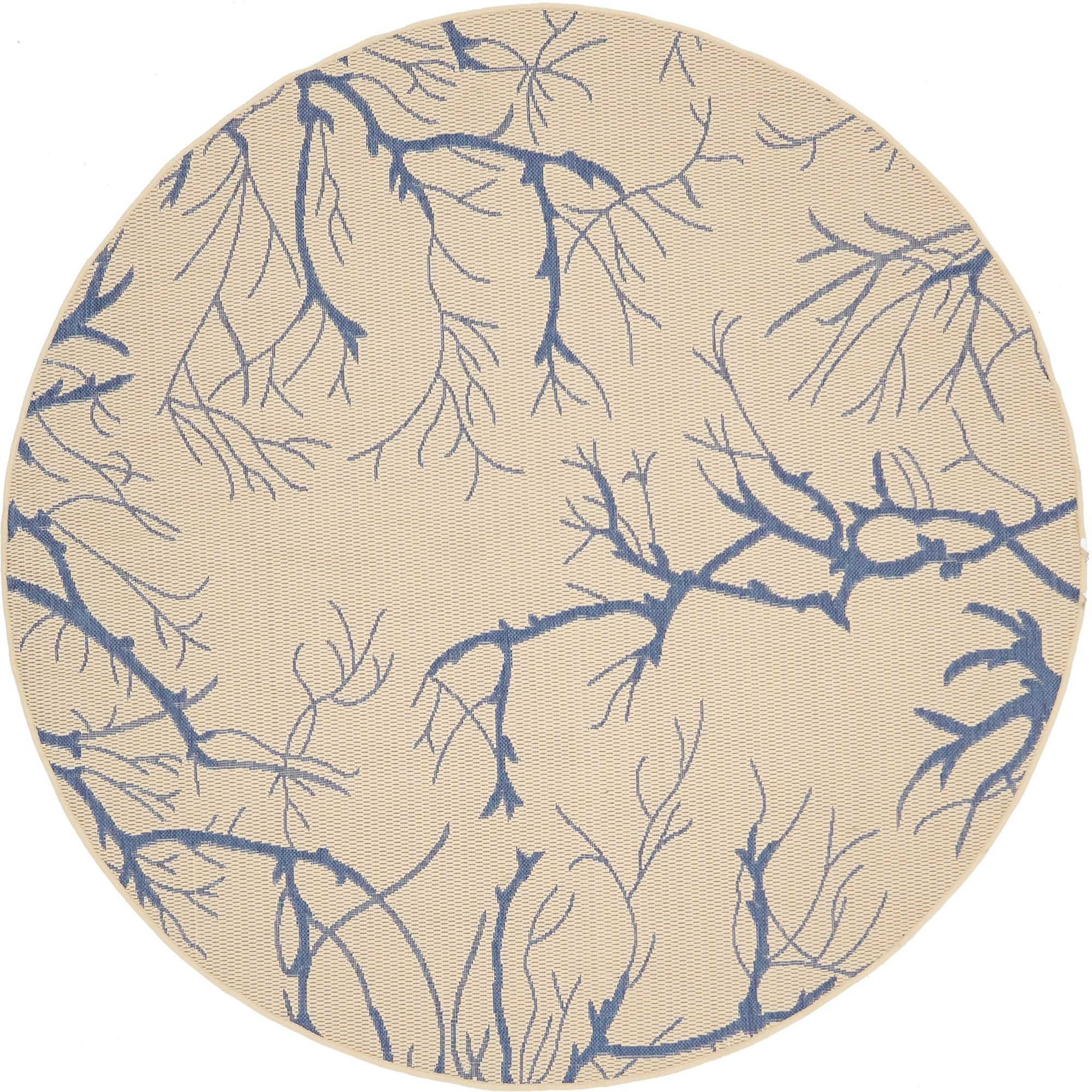 6' x 6' Fanshawe · Floral / botanical Outdoor Rug