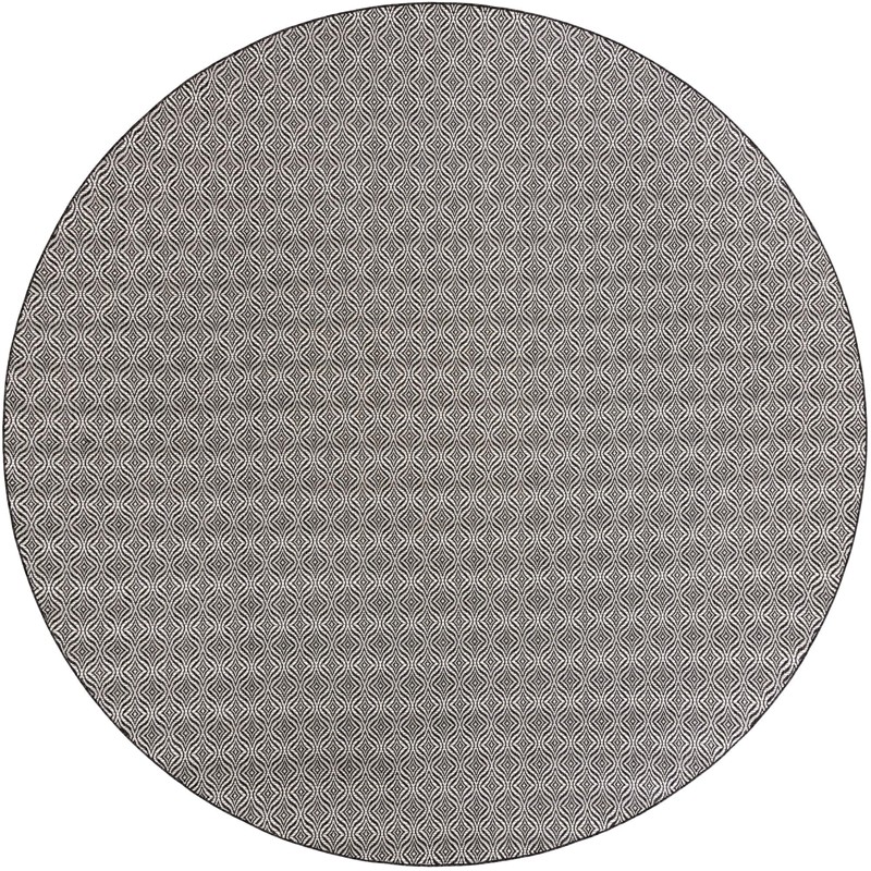13' x 13' Fairley · Geometric Outdoor Rug, charcoal