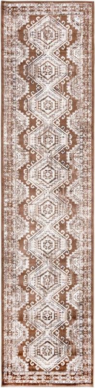 Harmon · Border rug, brown