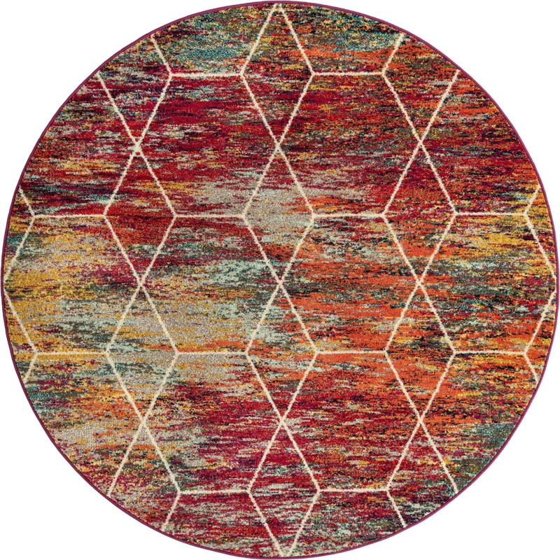 7' x 7' Galloway · Abstract rug