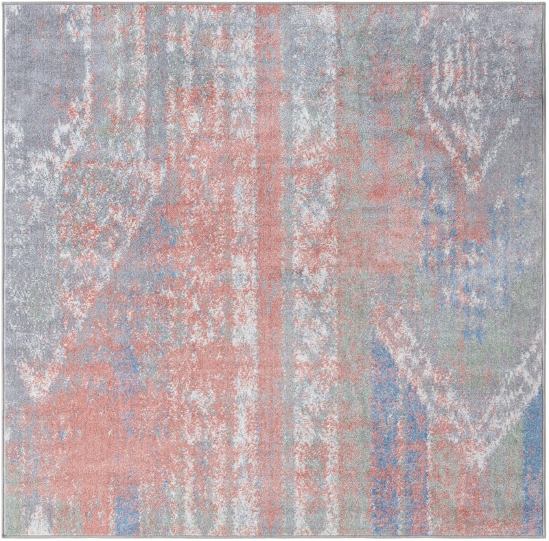 5' 3 x 5' 3 Montague · Abstract Washable Rug, multi