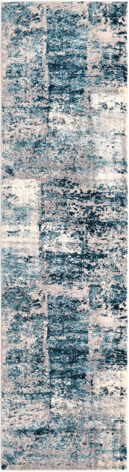 2' x 8' Evanston · Abstract rug, blue