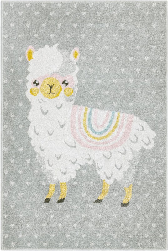 Lantern · Pictoral rug, gray